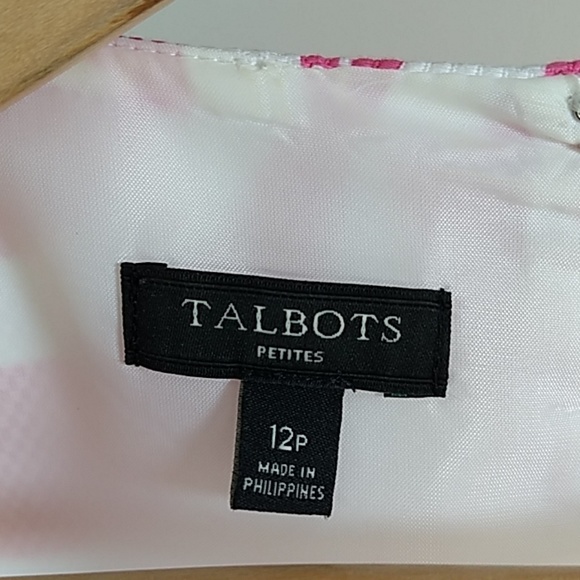 Talbots Petite Pink Spring Easter Dress - Picture 4 of 4